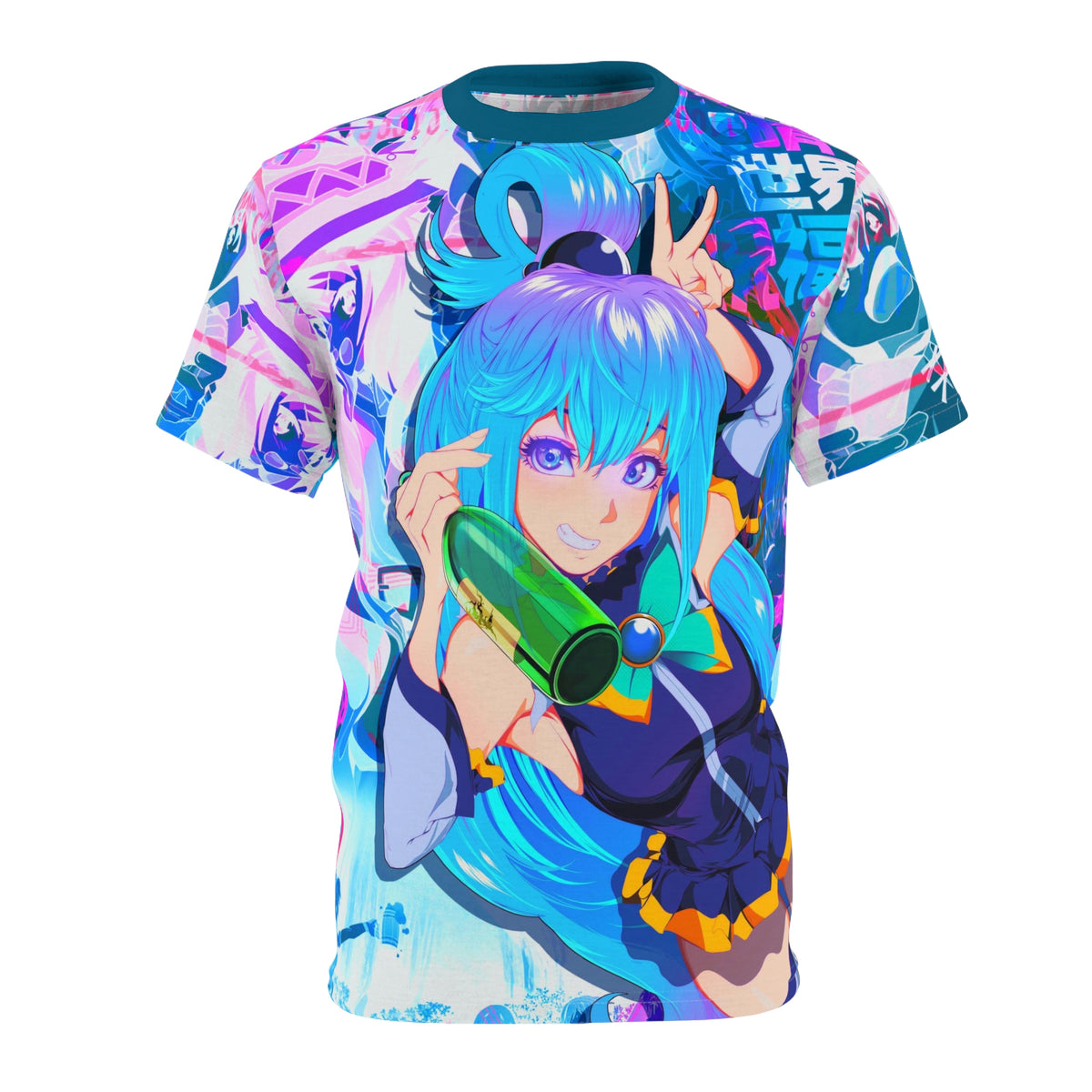 アクア ピース: All Over Print! – MischiefMakers.us