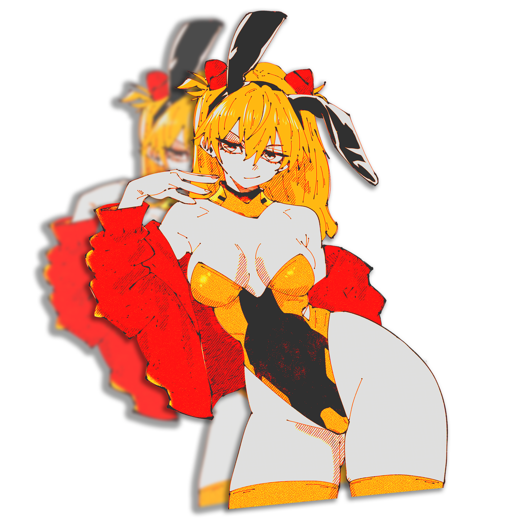 哀れな : Bunny Manga Sticker!
